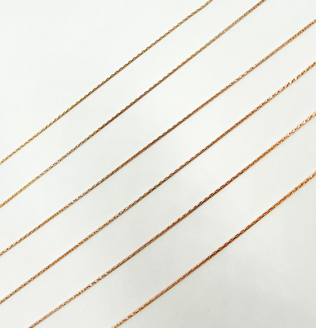 Rose Gold Filled Beading Chain. 656RGF