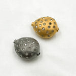Load image into Gallery viewer, DC220. Diamond & Sterling Silver Pear Shape Bead