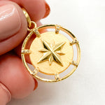 Load image into Gallery viewer, Silver Round Star Pendant