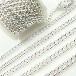 Load image into Gallery viewer, Y5SS. Sterling Silver Smooth Curb Link Chain
