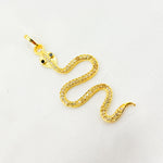 Load image into Gallery viewer, Silver Snake Pendant with Gemstone