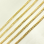 Load image into Gallery viewer, 3309CHRGF. Gold Filled Flat Round Shape Curb Chain