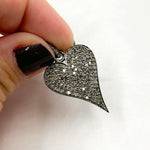 Load image into Gallery viewer, Diamond Sterling Silver Heart Pendant