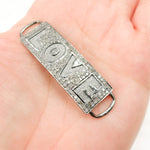 Load image into Gallery viewer, Silver Love Connector