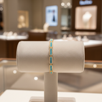 Load image into Gallery viewer, OB401633. 14K Solid Gold Gemstone Bangle