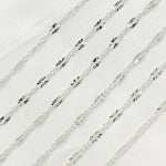 Load image into Gallery viewer, 163SBSFSS. Sterling Silver Diamond Cut Marina Link Chain