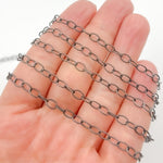 Load image into Gallery viewer, Shop Now Black Rhodium Sterling Silver Twisted Cable Chain