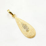 Load image into Gallery viewer, DP146. Diamond Sterling Silver Drop Pendant