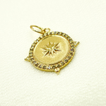 Load image into Gallery viewer, GDP177. 14K Solid Gold Diamond Star Charm