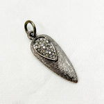 Load image into Gallery viewer, DC909. Diamond Sterling Silver Spike Pendant
