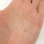Load image into Gallery viewer, Gauge Gold-filled Ball 1.5 Inch Headpin