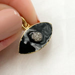 Load image into Gallery viewer, Buy Now Diamond Sterling Silver Eye Enamel Pendant