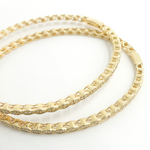 Load image into Gallery viewer, KG102. 14K Solid Gold Diamonds Bangle
