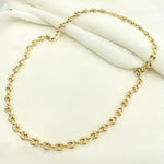 Load image into Gallery viewer, 14K Solid Yellow Gold Marina Style Link Chain