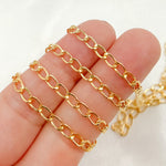 Load image into Gallery viewer, 2907CHRGF. 14K Gold Filled Flat Curb Chain