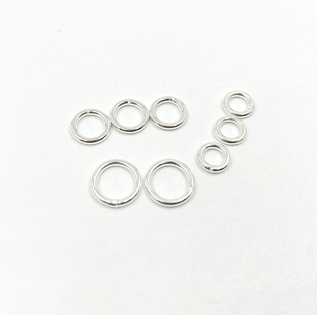925 Sterling Silver Close Jump Ring 20 Gauge 4mm. 5004460C