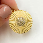 Load image into Gallery viewer, Shop Now Diamond Sterling Silver Round Pendant