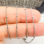 Load image into Gallery viewer, Oxidized Sterling Silver Satellite Chains