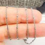Load image into Gallery viewer, Oxidized 925 Sterling Silver Satellite Chain. Z36OX
