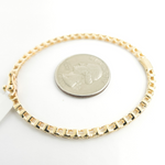 Load image into Gallery viewer, KG102. 14K Solid Gold Diamonds Bangle