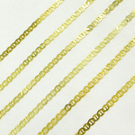 Load image into Gallery viewer, Z13GP. Gold Plated 925 Sterling Silver Flat Marina Chain