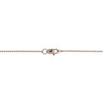 Load image into Gallery viewer, CN97270RU7X5. 14K Solid Gold Diamond & Ruby Petite Rectangle Necklace