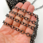 Load image into Gallery viewer, Sterling Silver Round Link Chain