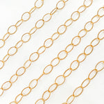 Load image into Gallery viewer, 720TWGF. 14K Gold Filled Twisted Oval Link Chain