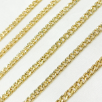 Load image into Gallery viewer, V60GP. Gold Plated 925 Sterling Silver Gold Plated Curb Chain