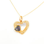 Load image into Gallery viewer, 14K Gold Heart Pendants