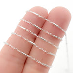 Load image into Gallery viewer, Shop Sterling Silver Satellite Tube Chain