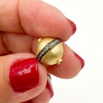 Load image into Gallery viewer, DC722. Diamond Sterling Silver Round Bead
