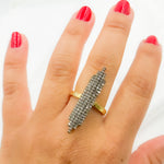 Load image into Gallery viewer, DR07. Diamond Sterling Silver Statement Ring