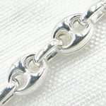 Load image into Gallery viewer, V24SS. Sterling Silver Puff Marina Link Chain