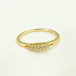 Load image into Gallery viewer, 14K Solid Gold Diamond Ring.