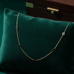 Load image into Gallery viewer, NKSET778. 14k Solid Yellow Gold Marina Link Necklace
