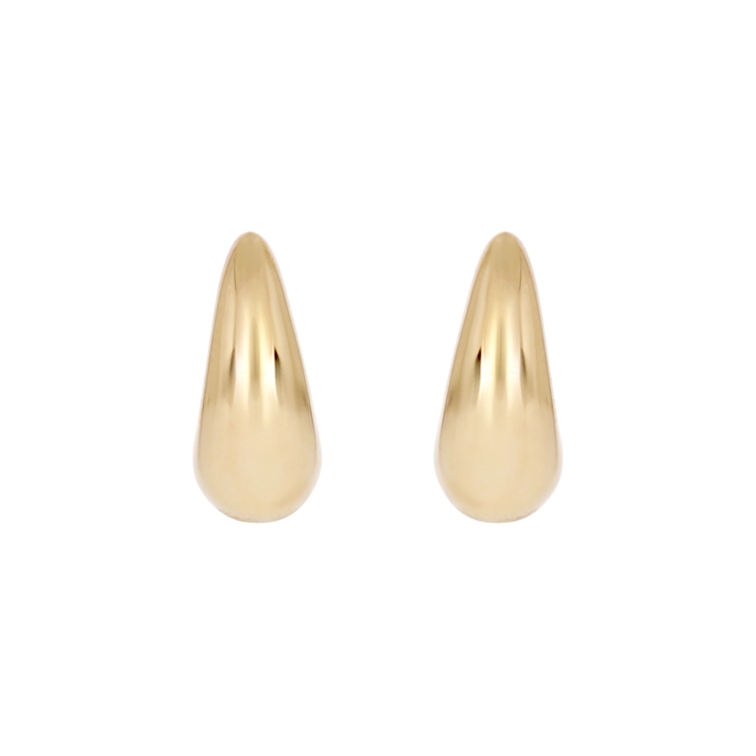 14K Solid Gold Fancy Stud Earrings