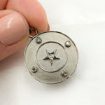 Load image into Gallery viewer, Shop Now Sterling Silver Round Star Pendant