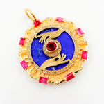 Load image into Gallery viewer, KG282. 14K Gold Hands Pendant