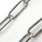 Load image into Gallery viewer, Oxidized Sterling Silver Paperclip Chain