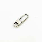 Load image into Gallery viewer, 15MM Oxidized Sterling Silver Oval Clasp