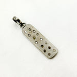 Load image into Gallery viewer, DC786. Diamond & Sterling Silver Rectangle Pendant