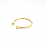 Load image into Gallery viewer, 14k Solid Yellow Gold Diamond Ring.