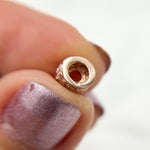 Load image into Gallery viewer, DC838. Diamond & Sterling Silver Rondelle Spacer Bead