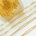 Load image into Gallery viewer, Gold Plated 925 Sterling Silver Long Oval Link Chains