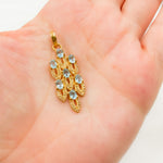Load image into Gallery viewer, DSP063. Diamond Silver Gemstone Fancy Shape Pendant