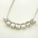 Load image into Gallery viewer, OJ30069. 14K Solid Gold Necklace With 7 Rectangles in the Center