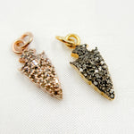 Load image into Gallery viewer, Diamond Sterling Silver Arrowhead Charm