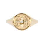 Load image into Gallery viewer, 14K Solid Gold Diamond Ring.