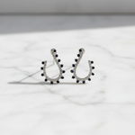Load image into Gallery viewer, ER417883. 14k Solid Gold Diamond and Gemstone Fancy Earrings